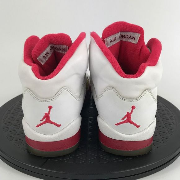 Nike Air Jordan 5 Retro Scarlet Fire Red 440892-101 Women’s Size 6 (4.5Y) - Picture 6 of 12